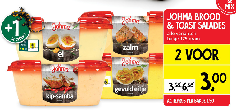 Johma   salade folder aanbieding bij  Jan Linders - details