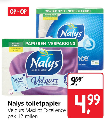 Nalys   toiletpapier folder aanbieding bij  Jan Linders - details