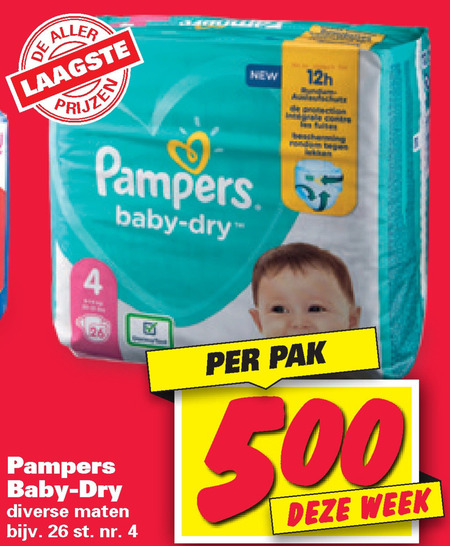 Pampers   luiers folder aanbieding bij  Nettorama - details