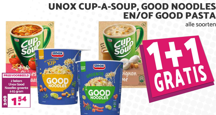 Cup a Soup   soep, pasta folder aanbieding bij  MCD Supermarkt Basis - details