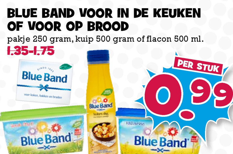 Blue Band   margarine, olie en vetten folder aanbieding bij  Boons Markt - details