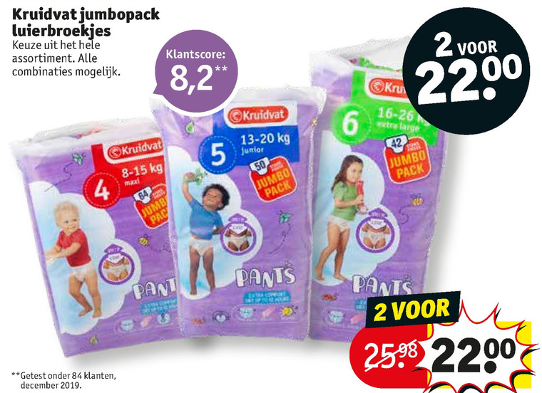 Kruidvat Huismerk   luierbroekjes folder aanbieding bij  Kruidvat - details