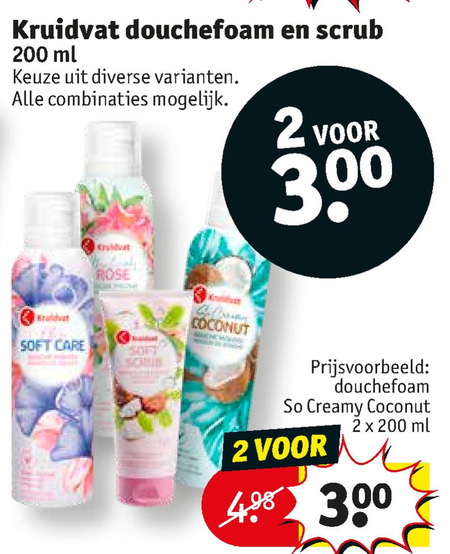 Kruidvat Huismerk   douchegel folder aanbieding bij  Kruidvat - details