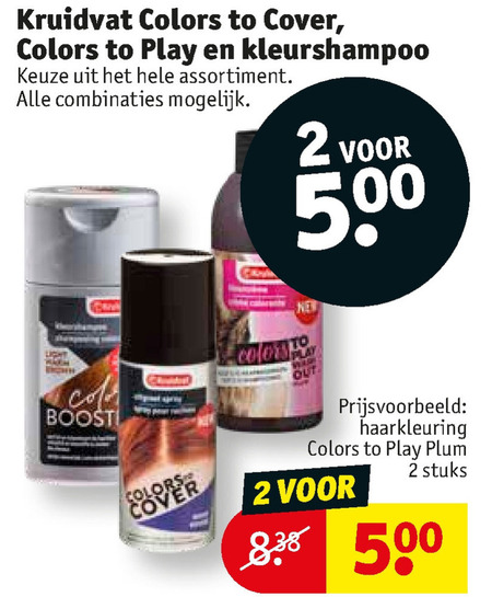 Kruidvat Huismerk   haarkleuring folder aanbieding bij  Kruidvat - details