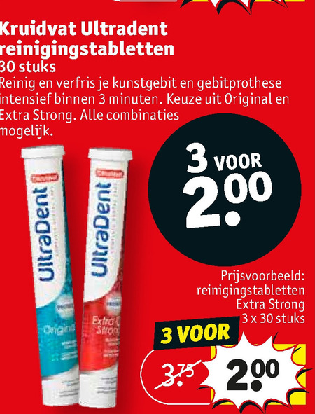 Kruidvat Huismerk   kunstgebit verzorging folder aanbieding bij  Kruidvat - details