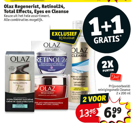 Olaz   gezichtsverzorging, dagcreme folder aanbieding bij  Kruidvat - details