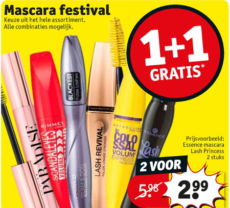 Alle merken   mascara folder aanbieding bij  Kruidvat - details