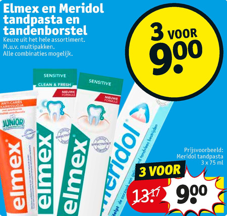 Meridol   tandpasta, tandenborstel folder aanbieding bij  Kruidvat - details