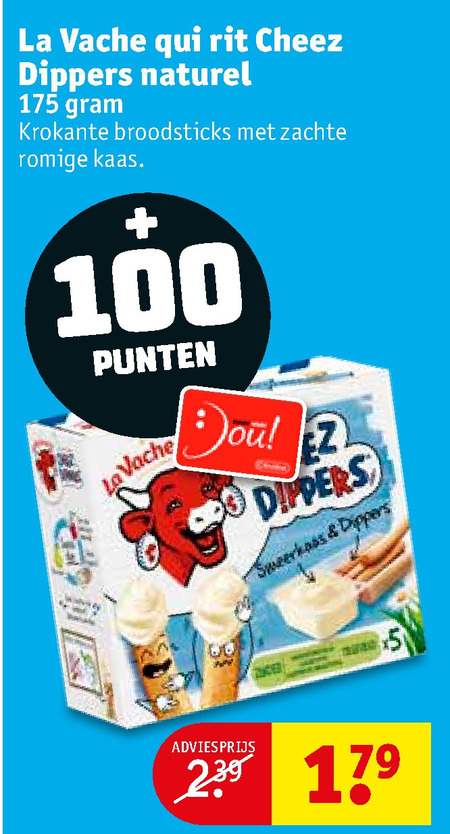 La Vache Qui Rit   kaassnacks folder aanbieding bij  Kruidvat - details