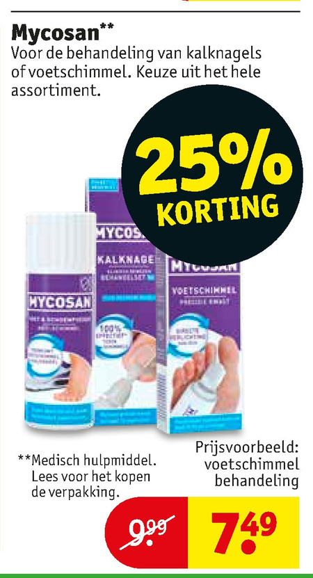 Mycosan   nagelverzorging folder aanbieding bij  Kruidvat - details