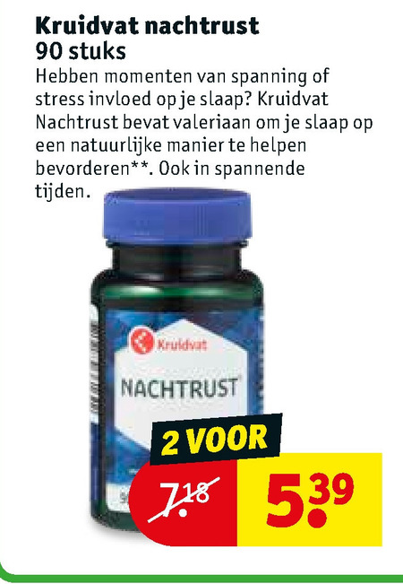 Kruidvat Huismerk   voedingssupplement folder aanbieding bij  Kruidvat - details