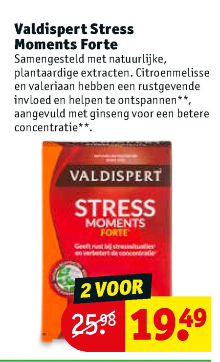 Valdispert   voedingssupplement folder aanbieding bij  Kruidvat - details