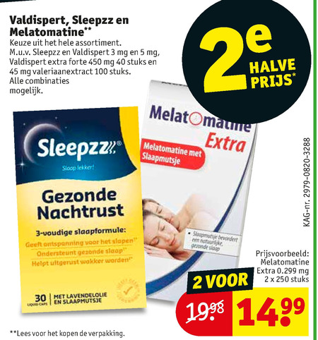 melatomatine   voedingssupplement folder aanbieding bij  Kruidvat - details