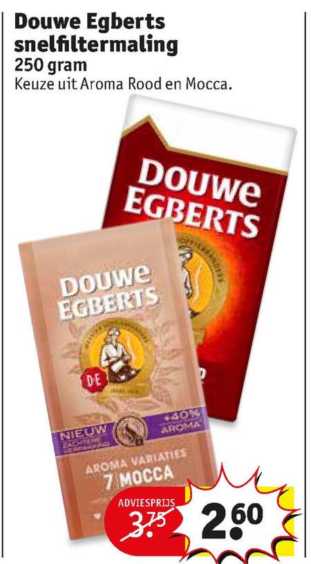 Douwe Egberts   koffie folder aanbieding bij  Kruidvat - details