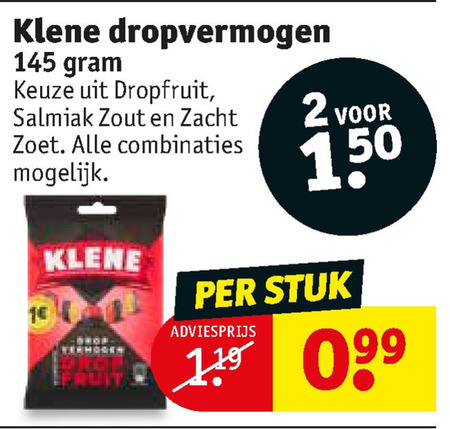 Klene   drop folder aanbieding bij  Kruidvat - details