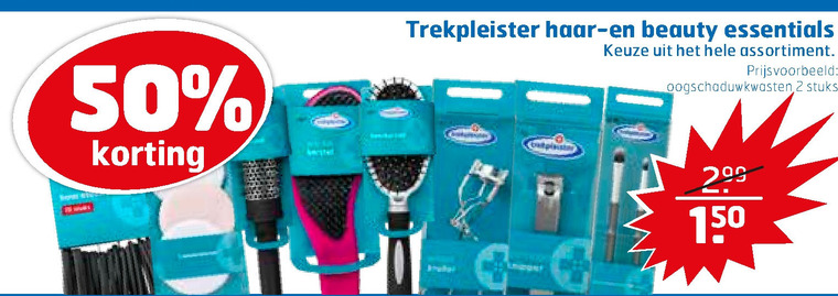 Trekpleister Huismerk   haarborstel folder aanbieding bij  Trekpleister - details