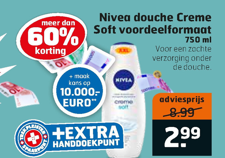 Nivea   douchegel folder aanbieding bij  Trekpleister - details