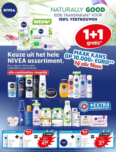 Nivea   dagcreme, huidverzorging folder aanbieding bij  Trekpleister - details