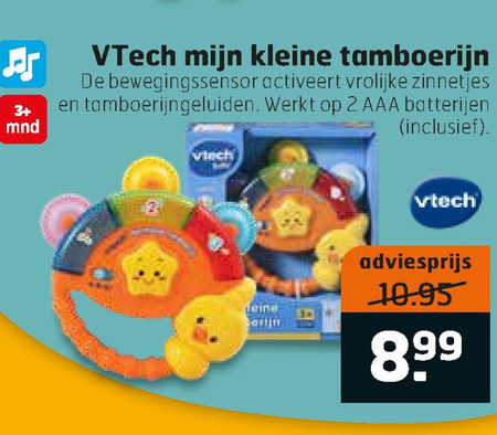 VTech   peuter- of babyspeelgoed folder aanbieding bij  Trekpleister - details