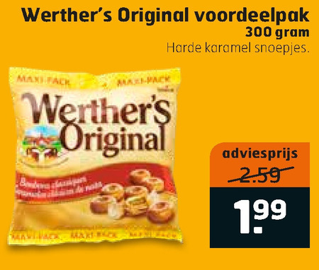 Werthers Original   snoep folder aanbieding bij  Trekpleister - details