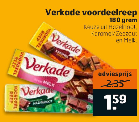 Verkade   chocolade folder aanbieding bij  Trekpleister - details