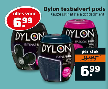 Dylon   textielverf folder aanbieding bij  Trekpleister - details