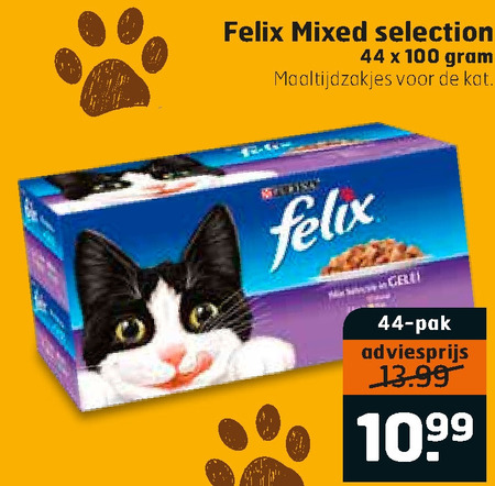 Felix   kattenvoer folder aanbieding bij  Trekpleister - details