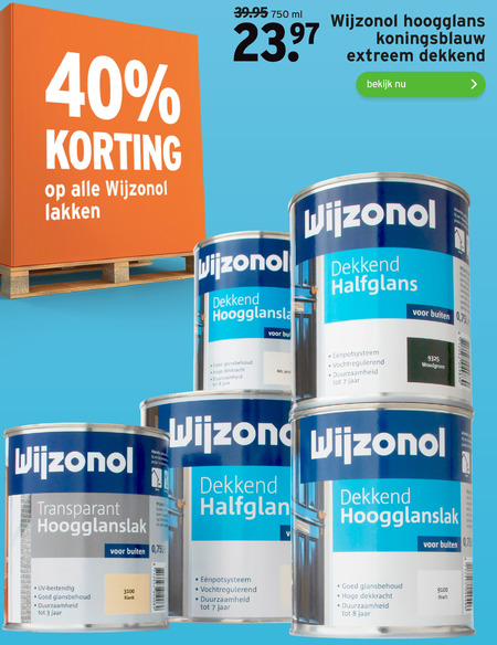 Wijzonol   buitenlak folder aanbieding bij  Gamma - details