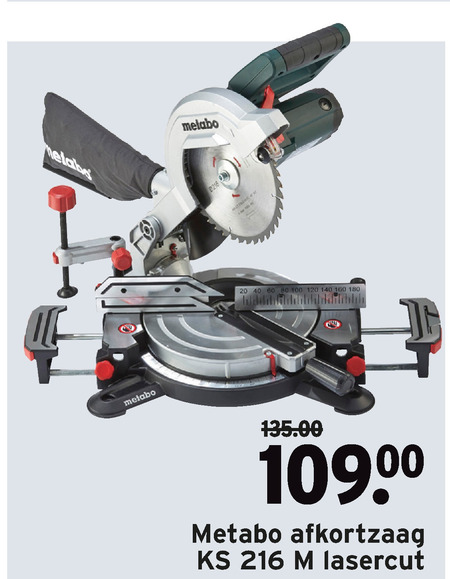 Metabo   afkortzaag folder aanbieding bij  Gamma - details