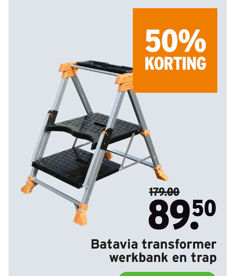 Batavia   huishoudtrap folder aanbieding bij  Gamma - details