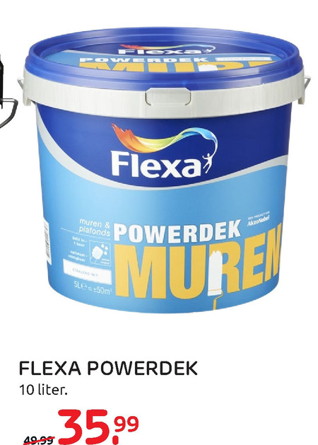 Flexa   muurverf folder aanbieding bij  Praxis - details