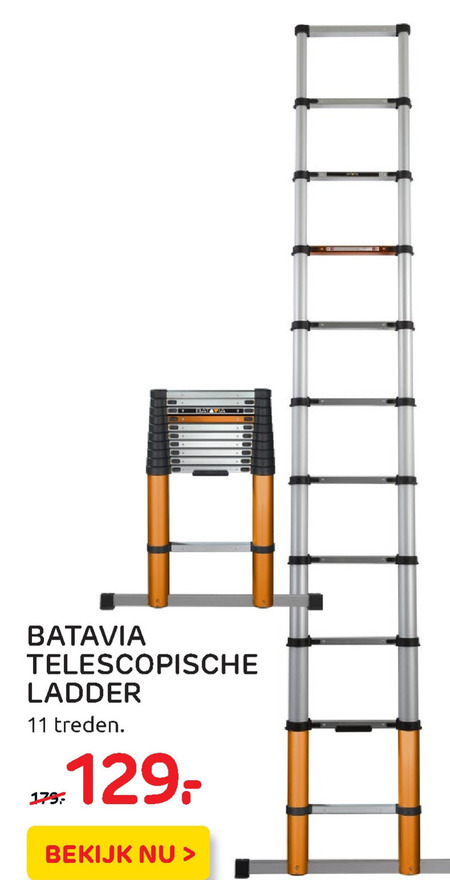 Batavia   telescoopladder folder aanbieding bij  Praxis - details