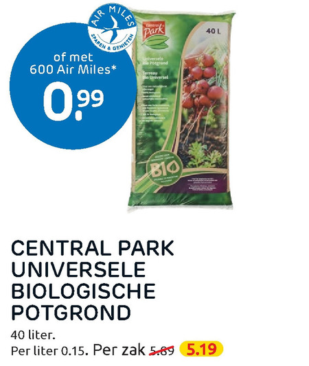 Central Park   potgrond folder aanbieding bij  Praxis - details