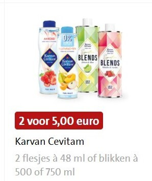 Karvan Cevitam   limonadesiroop folder aanbieding bij  Jumbo - details