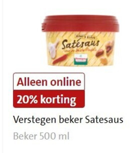 Verstegen   satesaus folder aanbieding bij  Jumbo - details