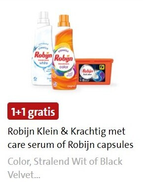 Robijn   wasmiddel folder aanbieding bij  Jumbo - details