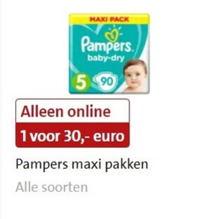 Pampers   luiers folder aanbieding bij  Jumbo - details