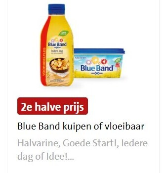 Blue Band   olie en vetten, margarine folder aanbieding bij  Jumbo - details