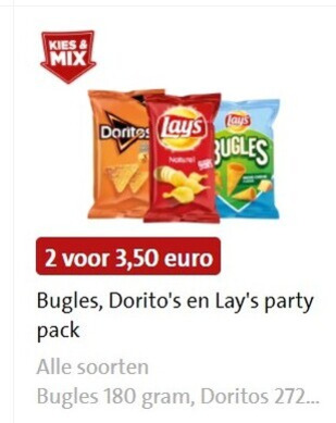 Doritos   chips, zoutje folder aanbieding bij  Jumbo - details