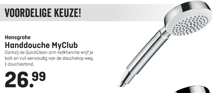 hansgrohe   douchekop folder aanbieding bij  Hubo - details