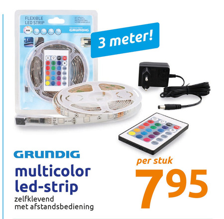 zo veel Voor type diepgaand Grundig led strip folder aanbieding bij Action - details