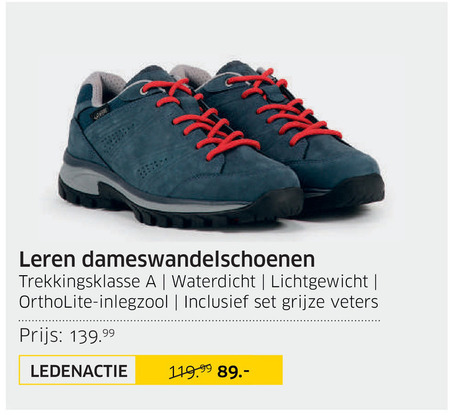 Human Nature   wandelschoenen folder aanbieding bij  ANWB - details