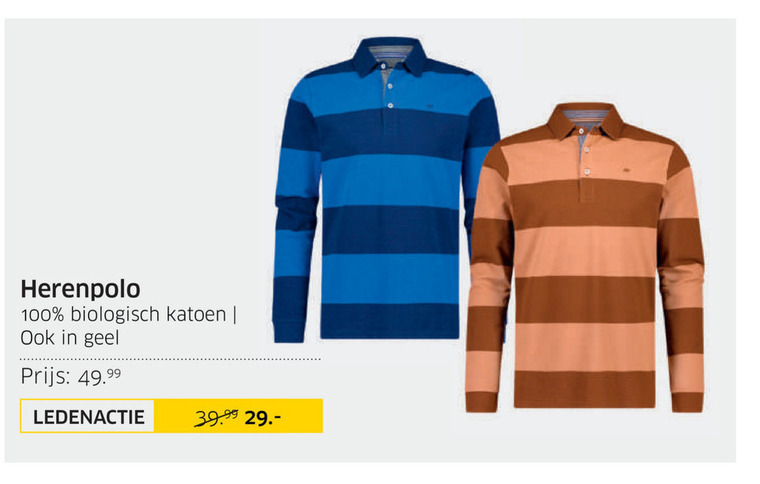 Human Nature   heren poloshirt folder aanbieding bij  ANWB - details