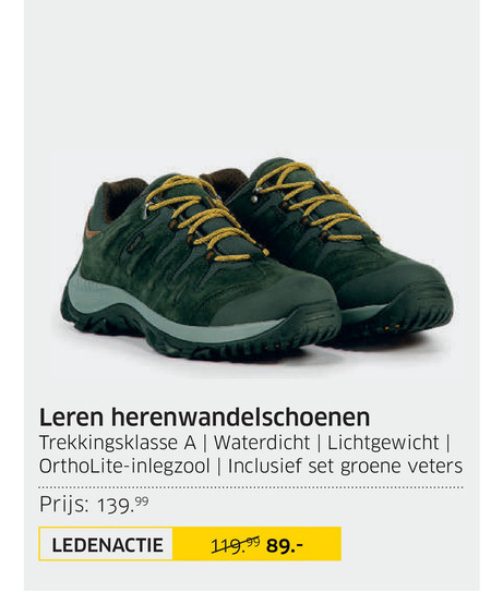 Human Nature   wandelschoenen folder aanbieding bij  ANWB - details