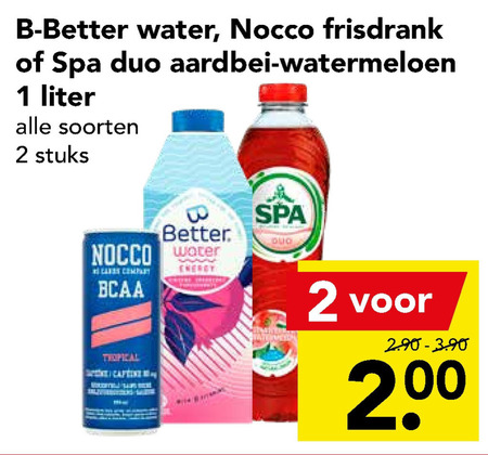 Spa en Fruit   frisdrank folder aanbieding bij  Deen - details