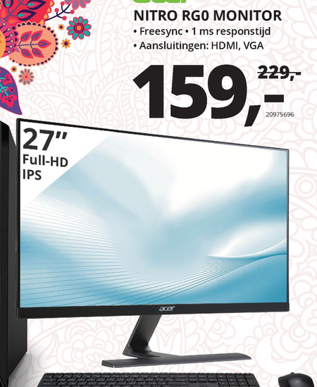 Acer   monitor folder aanbieding bij  Paradigit - details