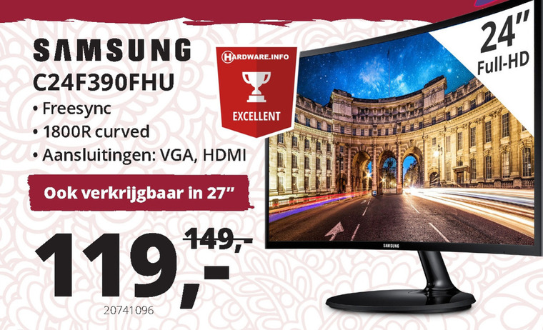 Samsung   monitor folder aanbieding bij  Paradigit - details