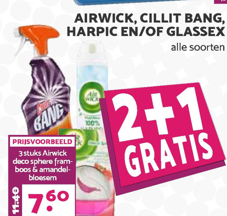 Glassex   toiletblok, allesreiniger folder aanbieding bij  Boons Markt - details