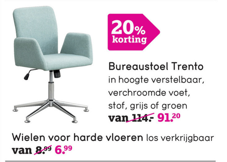 rivaal Onbelangrijk compleet burostoel folder aanbieding bij Leenbakker - details