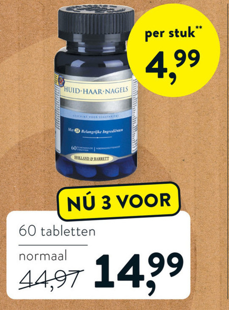 Holland and Barrett   voedingssupplement folder aanbieding bij  Holland & Barrett - details